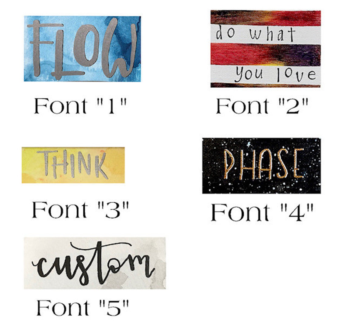 Custom Canvas Wall Art Decor Quotes Handmade | Etsy