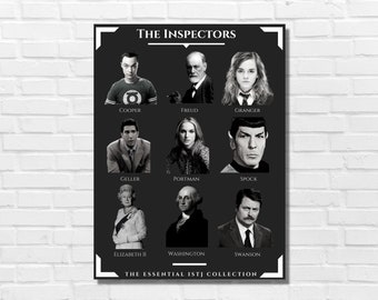The Essential Inspector (ISTJ) Collection | MBTI Wall Art | ISTJ Poster