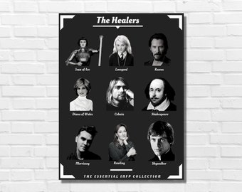 The Essential Healer (INFP) Collection | MBTI Wall Art | INFP Poster