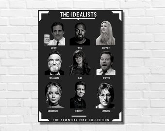 The Essential Idealist (ENFP) Collection | MBTI Wall Art | ENFP Poster