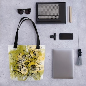 Sunflower Tote Bag- Carry Sunshine Everywhere!