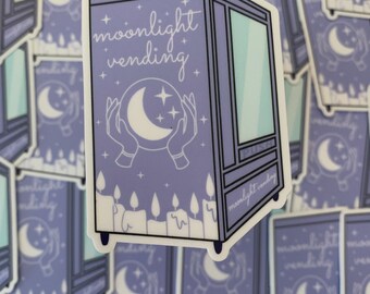 Moonlight Vending Sticker-Luna
