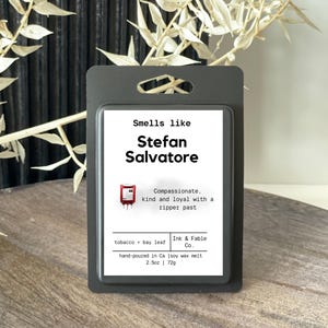 Stefan Salvatore Wax Melt: Juniper, Sandalwood, Velvet Musk