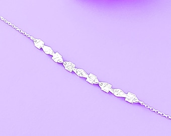Sterling Silver DAINTY NECKLACE, Delicate Necklaces for layering, Very Thin Chain Necklace 925 Silver necklaces for women, Thin necklace