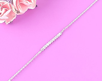 Sterling Silver DAINTY NECKLACES For layering • Very Thin Delicate Chain Necklace • Everyday Minimalist 925 Gift for daughter / mom / sister