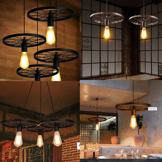 Vintage cluster deals pendant light