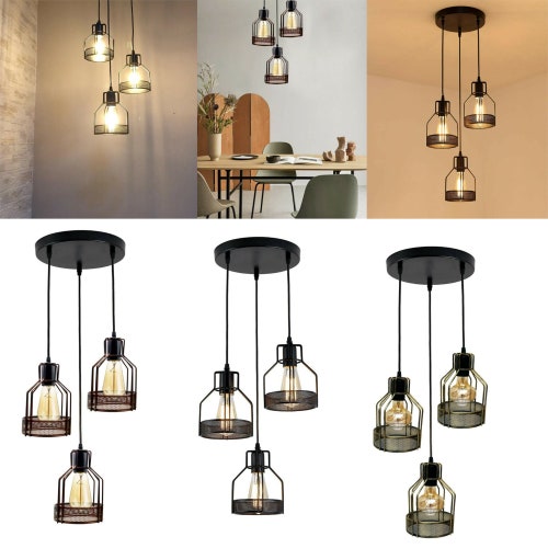 Metal Ceiling Vintage Industrial Retro Ceiling Lamp Light Etsy UK