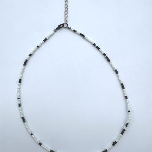 White and black OBX inspired choker