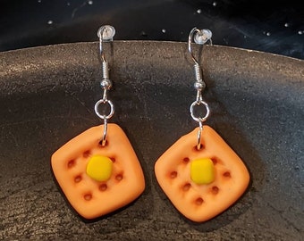 Waffle Earrings