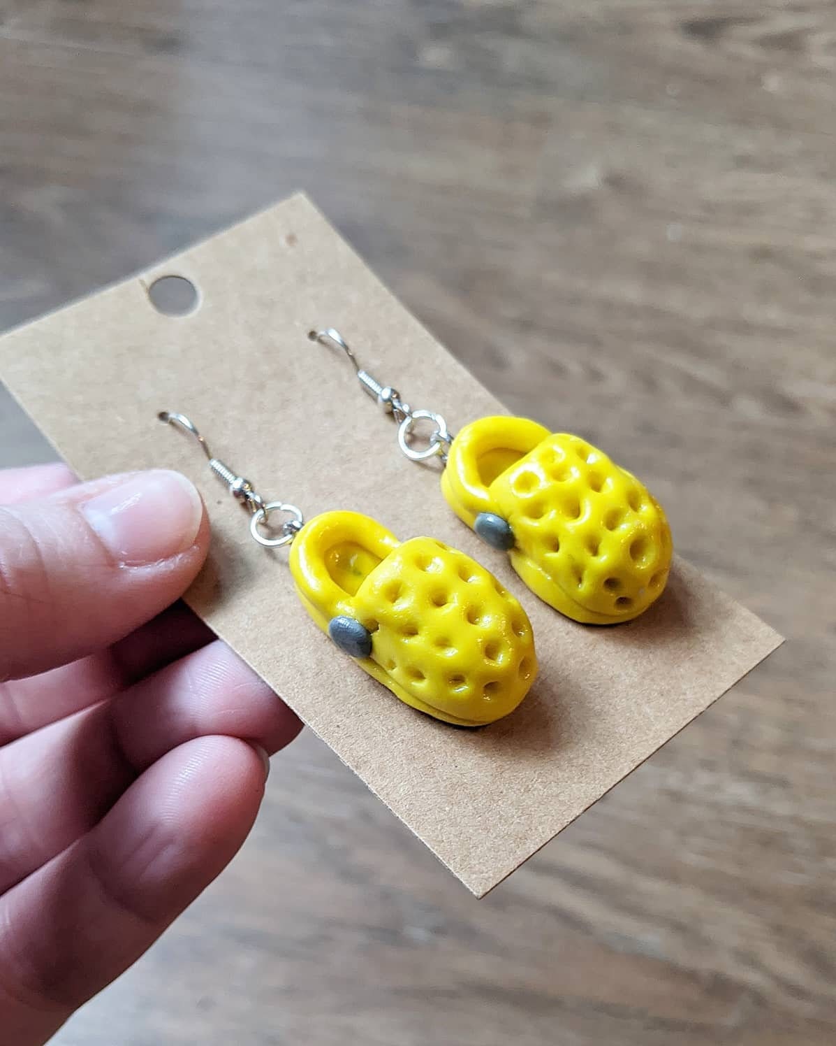Croc Style Earrings