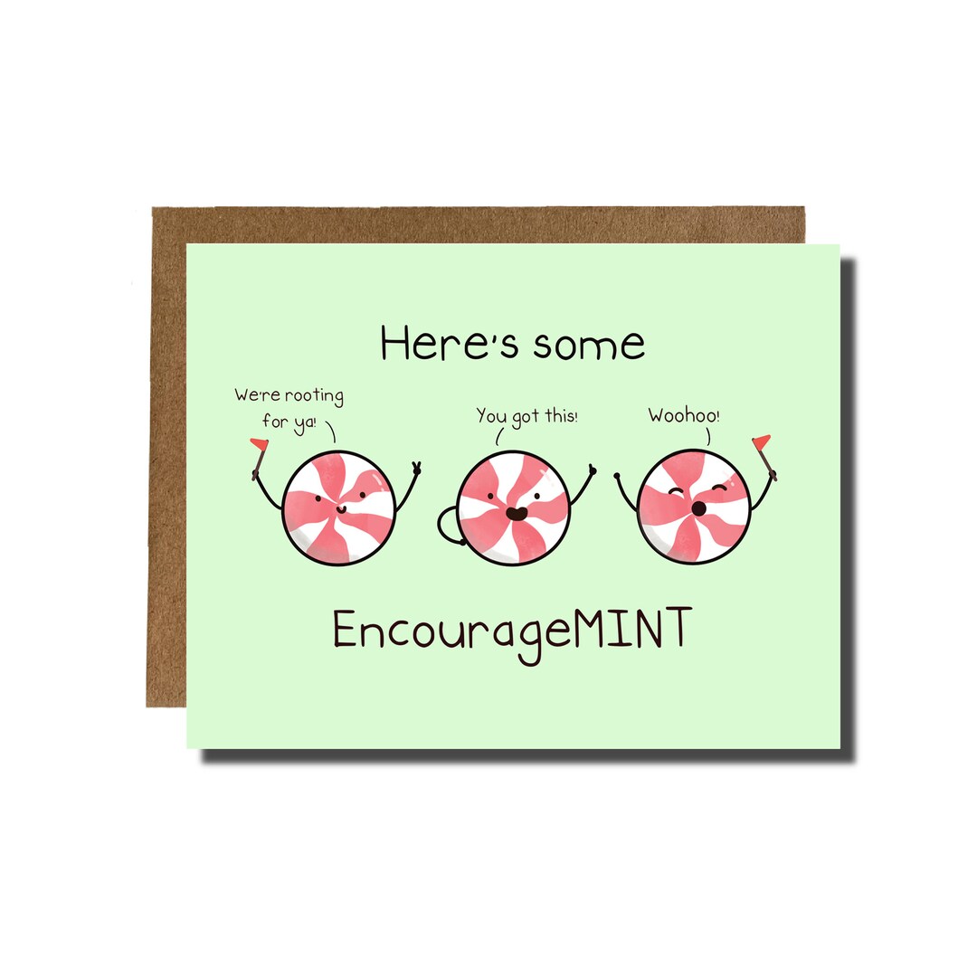 Here #39 s Some Encouragemint Punny Cards Motivational Funny Uplifting Here #39 s Some Encouragemint Punny Cards Motivational Funny Uplifting