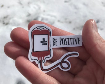 Boba Bag Blood Bag Clear Sticker