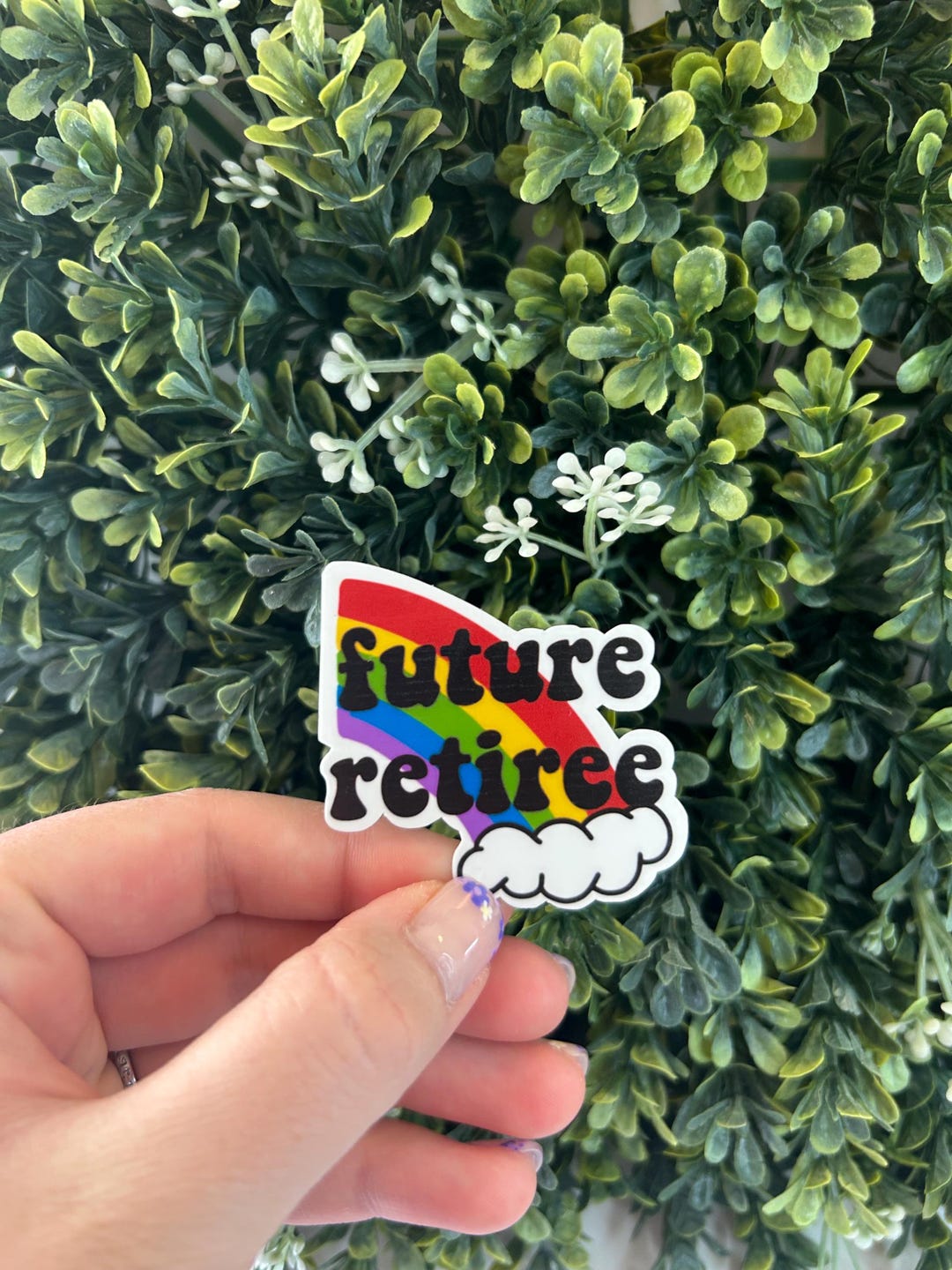 Future Retiree Rainbow Funny Healthcare/nursing Sticker - Etsy