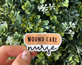 Pegatina de enfermera para el cuidado de heridas