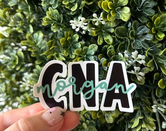 CNA Certified Nursing Assistant Personalized Sticker