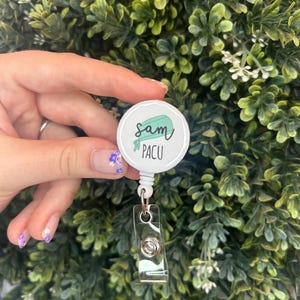 PACU (Post Anästhesie Pflegeeinheit) personalisierte Abzeichen Reel