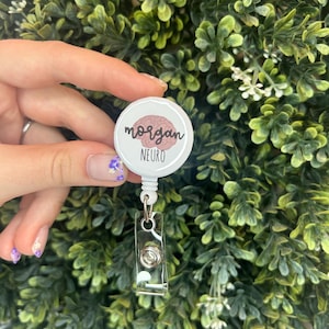 Neuro/Neurology Healthcare worker/Nurse Personalized Badge Reel image 1