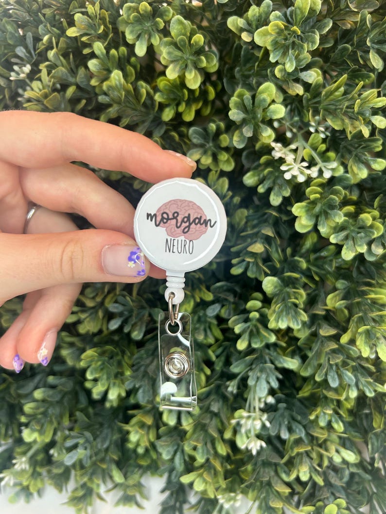 Neuro/Neurology Healthcare worker/Nurse Personalized Badge Reel image 1