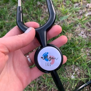 Labor and Delivery Personalized Stethoscope ID Tag- Tube Tag