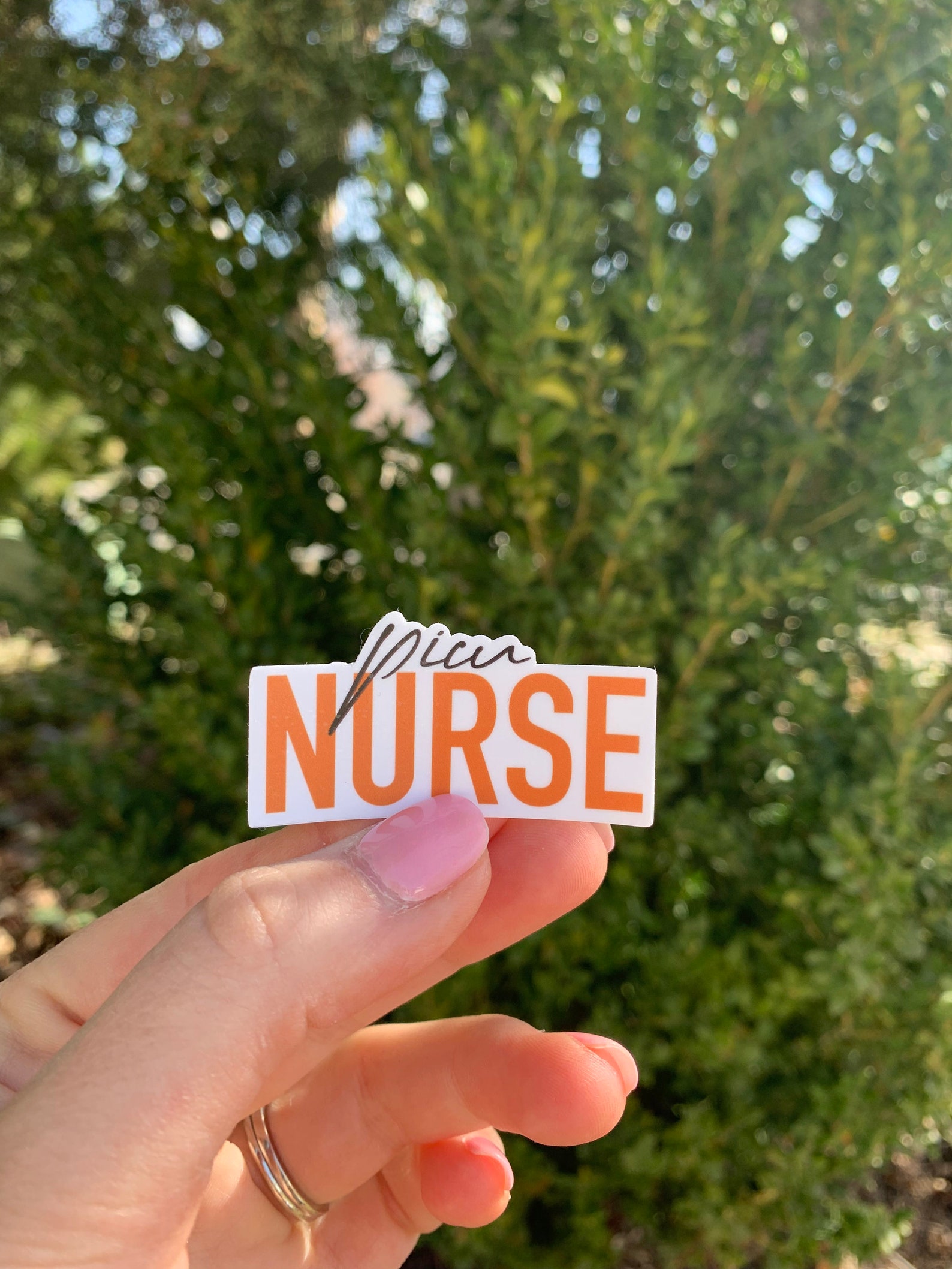 Critical Care Lettering PICU Pediatric Intensive Care Unit Sticker Block Letters - Etsy