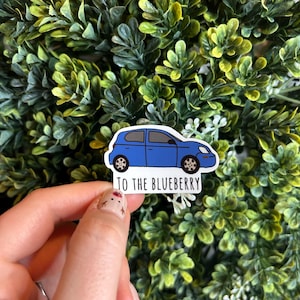 To The Blueberry Psych Sticker