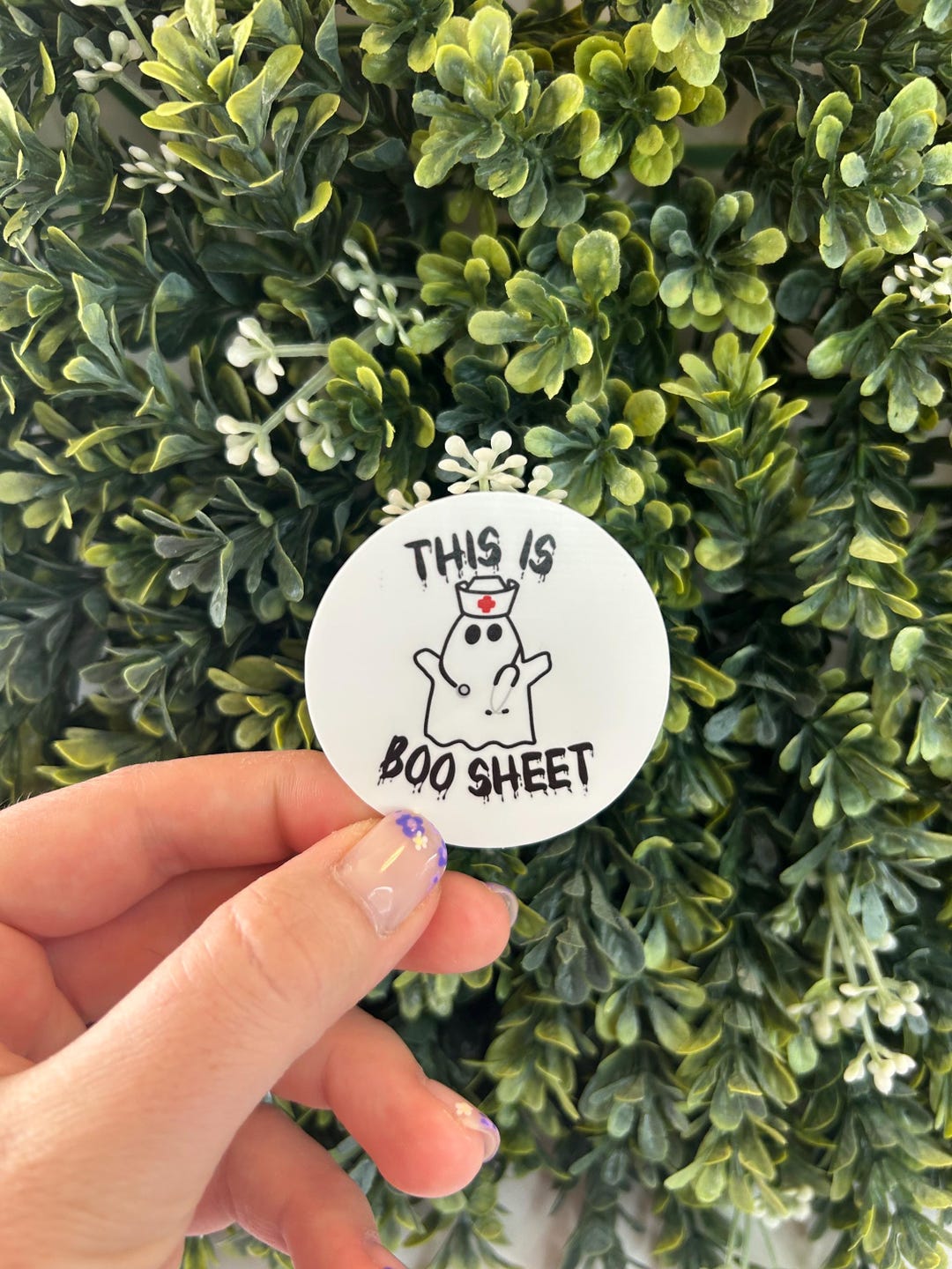 This is Boo Sheet Funny Halloween Sticker - Etsy