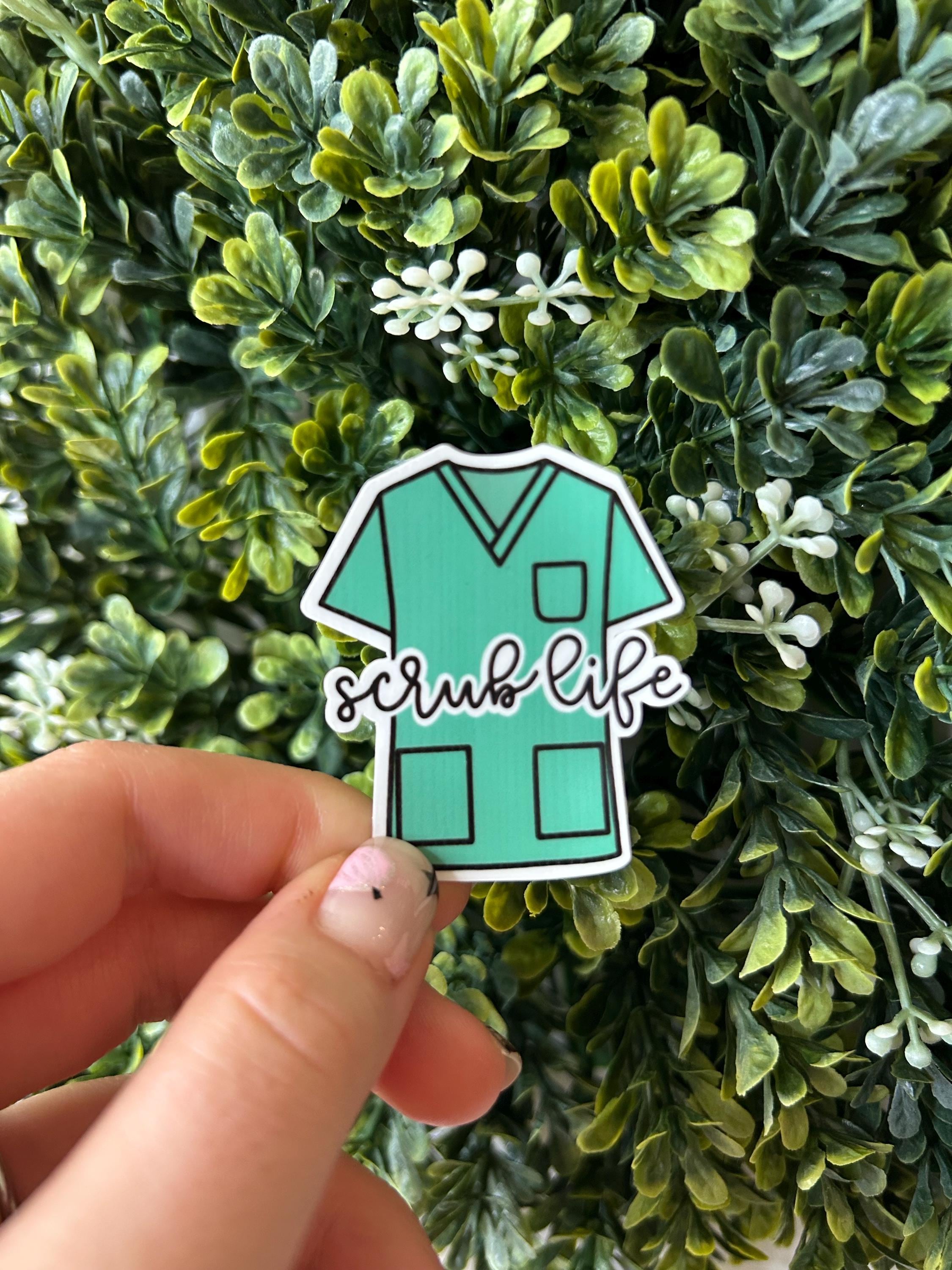 Scrub Life Healthcare/nursing Sticker - Etsy