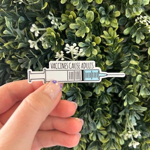 Pegatina "Vacuna contra la gripe en adultos"