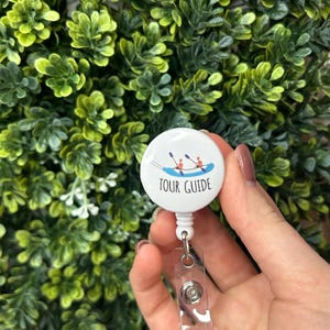 Cooch Canoe Purewick Tour Guide Healthcare/Nursing Badge Reel