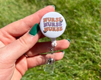 Nurse Halloween Badge Reel