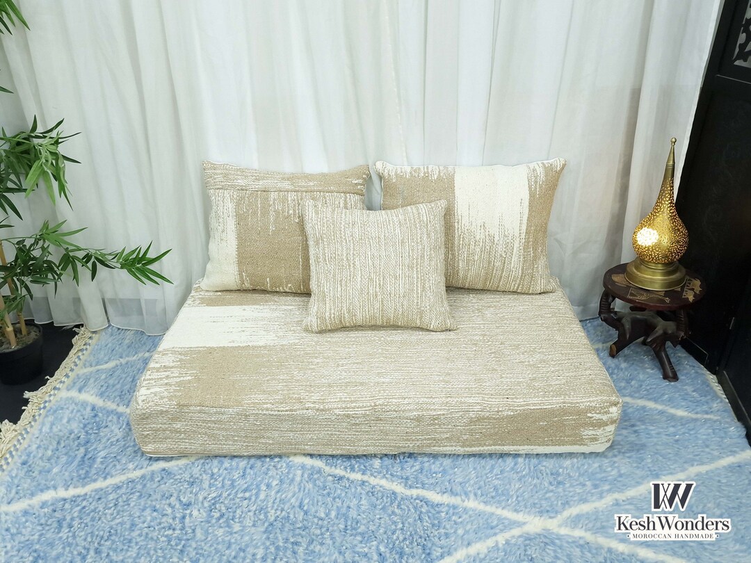 BEAUTIFUL Kilim FLOOR SOFA 4 Ft Complete Set Long Woven Etsy