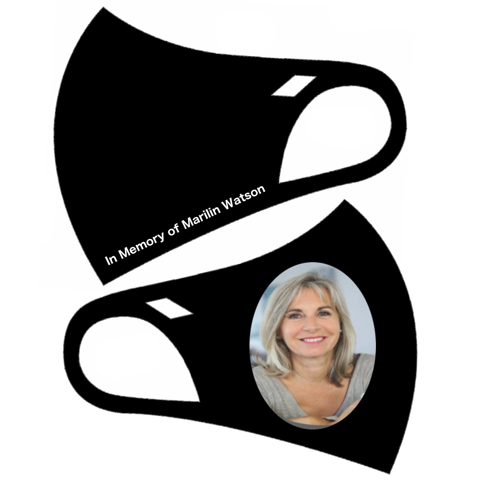 Funeral Custom Memorial Mask Personalized Face Mask In Etsy