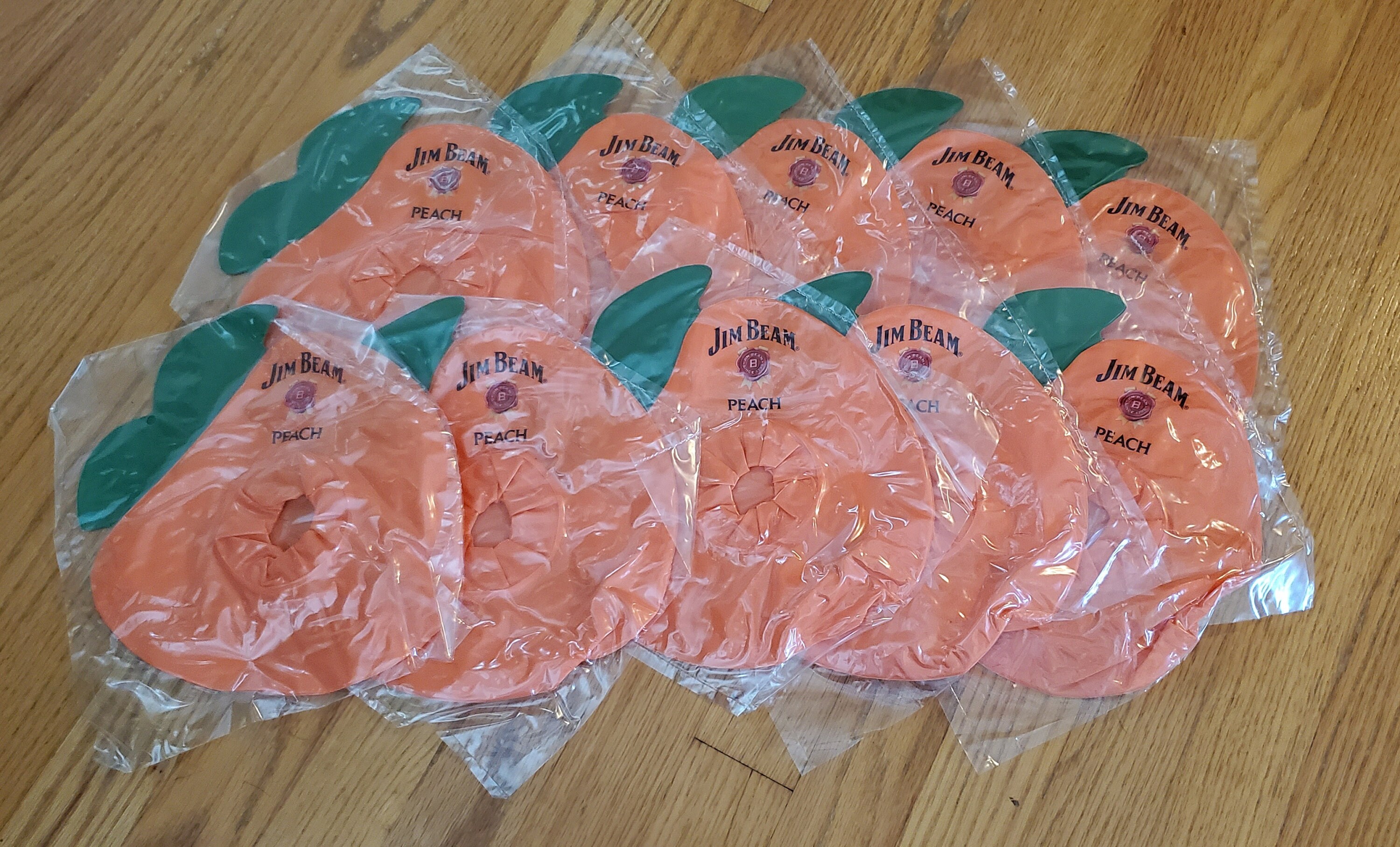 Jim Beam Peach Promotional Pool Drink Float Pack of 10 Etsy