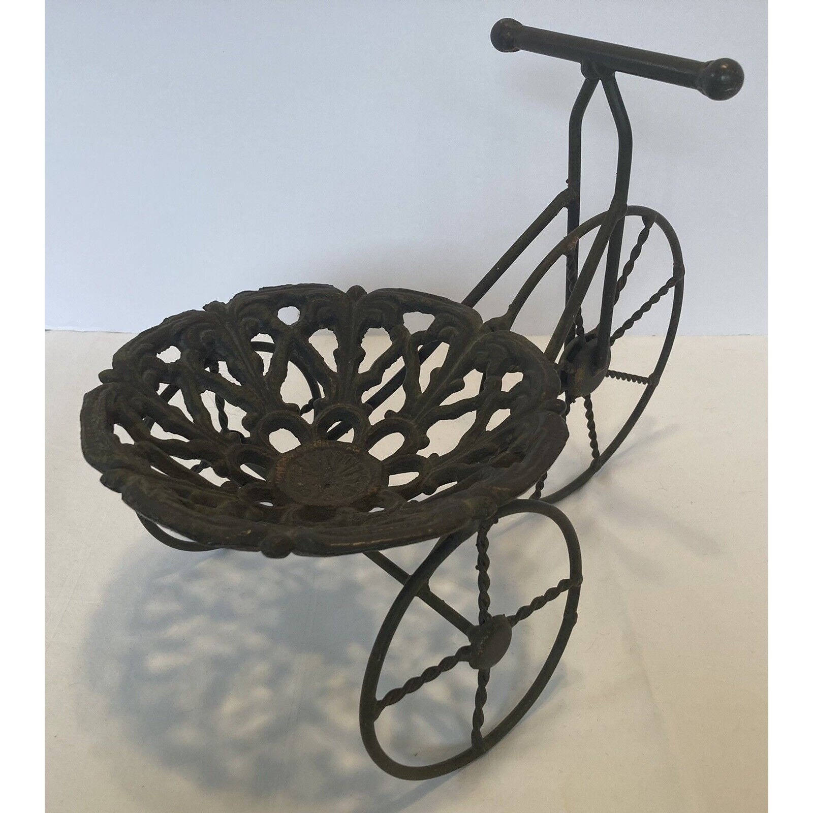 Vintage Metal Bicycle Plant Stand Rustic Patina Farmhouse Etsy