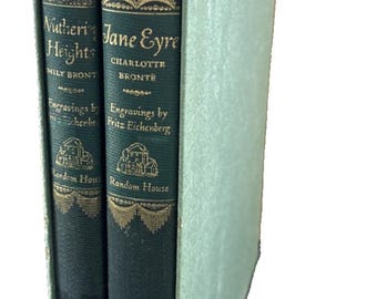 Cumbres Borrascosas y Jane Eyre de Charlotte y Emily Brontë, 1943, Random House