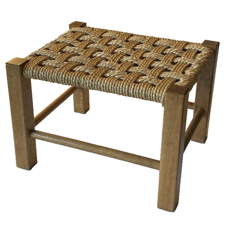 Rattan Footstool - Etsy