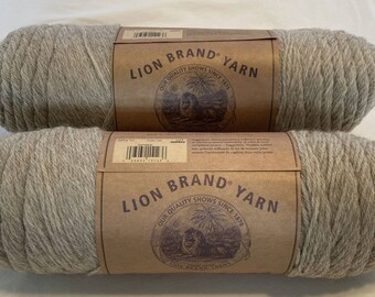 Yarn-lion Brand Yarn-fishermans Wool 8 Oz per Package I Made Small
