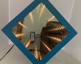 Custom Photo Infinity Mirror Light Box - Personalized Mother's Day Birthday Gifts For Mom - Love You Every Single Day