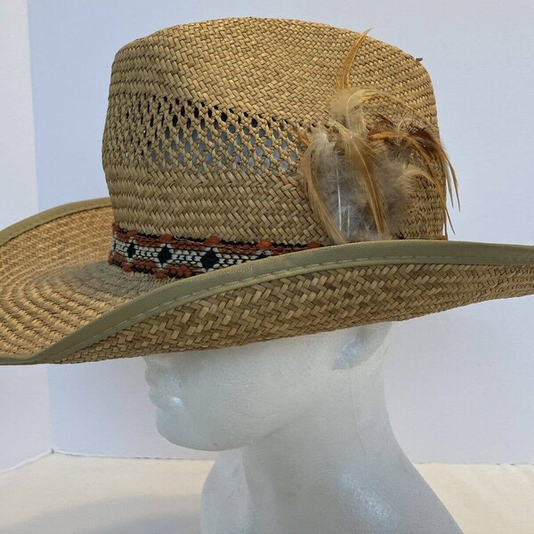 Feather Cowboy Hat Band Etsy