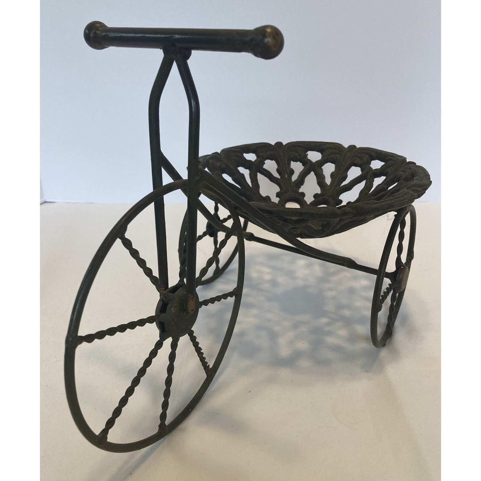 Vintage Metal Bicycle Plant Stand Rustic Patina Farmhouse Etsy