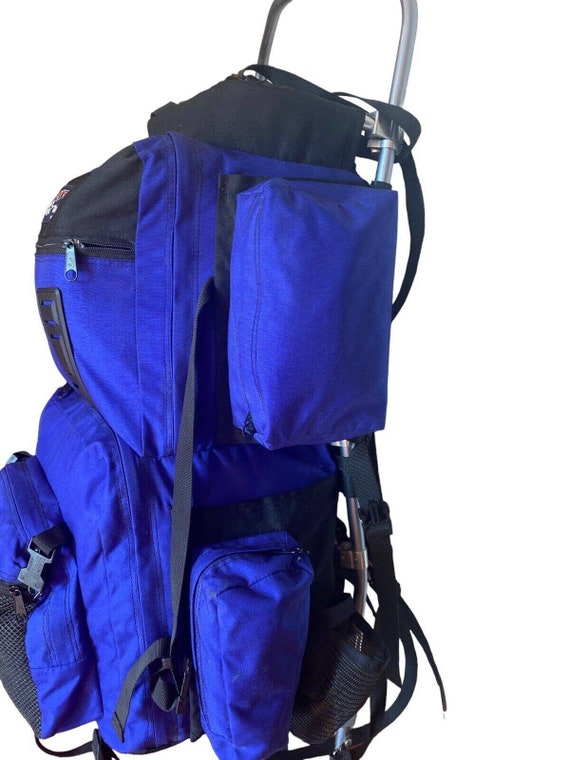 Vtg 90’s Jansport Backpacking Hiking Blue Lg Exte… - image 8