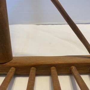 Primitive Wooden Rake Tool Country Farmhouse Decor Americana Garden ...