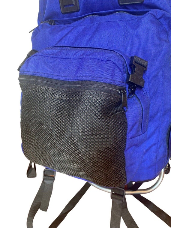 Vtg 90’s Jansport Backpacking Hiking Blue Lg Exte… - image 5