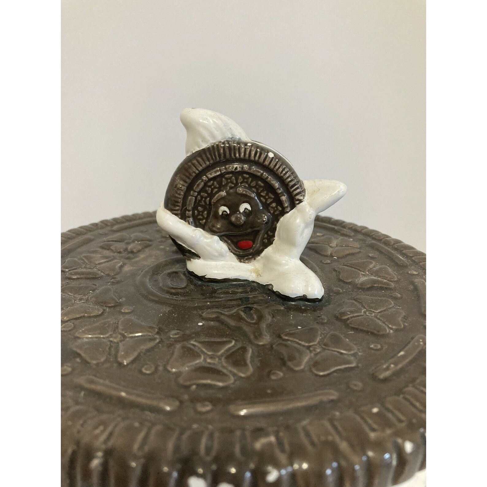 Vintage Nabisco Stacked Oreo Cookie Jar Ceramic Canister Etsy