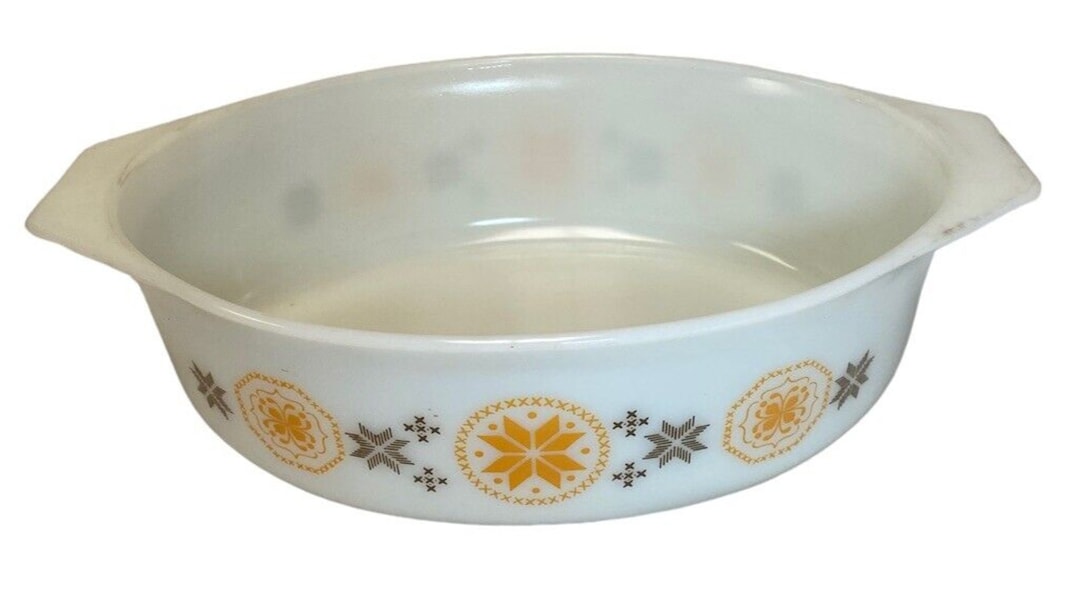Vintage Pyrex 045 2 1/2 Qt. Oval Town & Country Casserole Dish No Lid ...