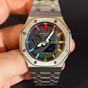 Casio G-shock GA-2100 Custom Rainbow 