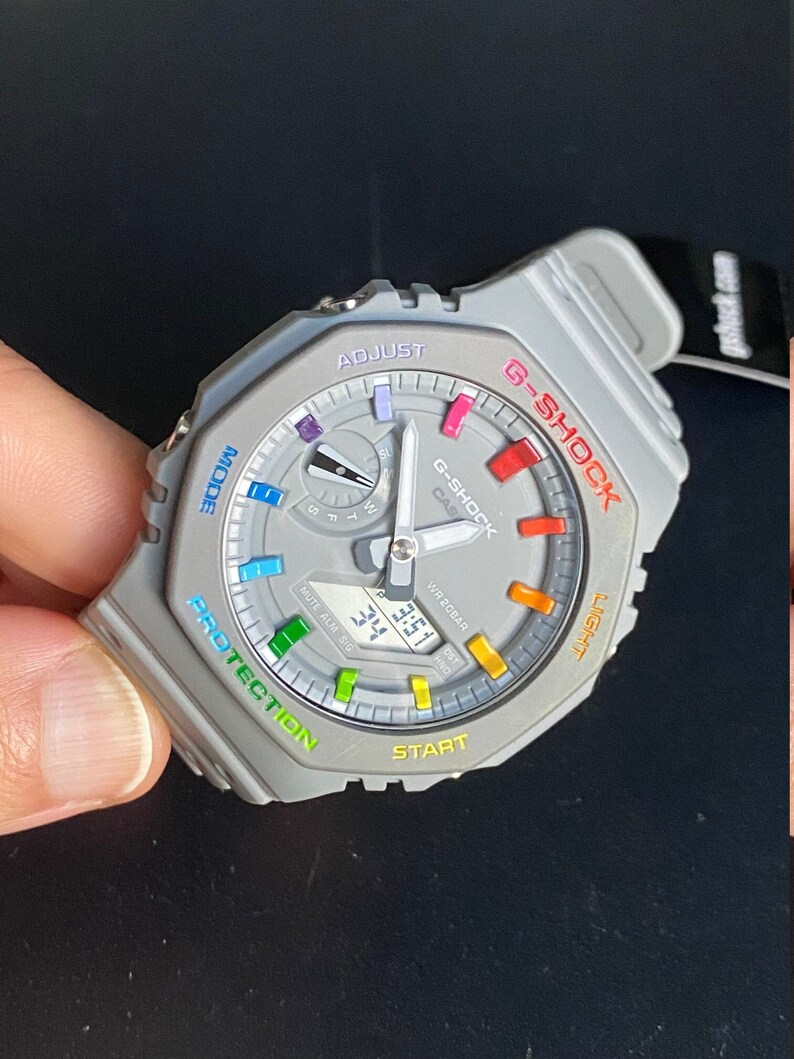 casio ga 2100 rainbow