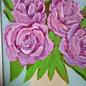 Lot De 5 Peintures à L'huile Florales - Neuves, Jamais Accrochées