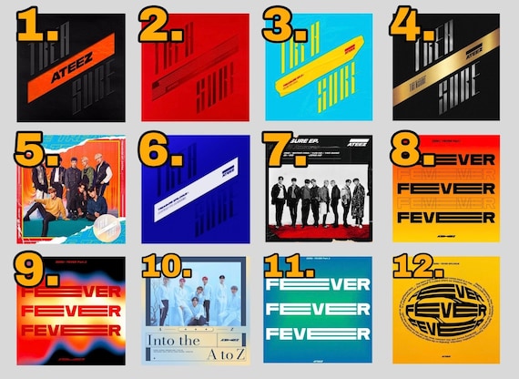 ATEEZアルバムまとめ ATEEZ - [ZERO : FEVER PART.1] PLATFORM RANDOM Version