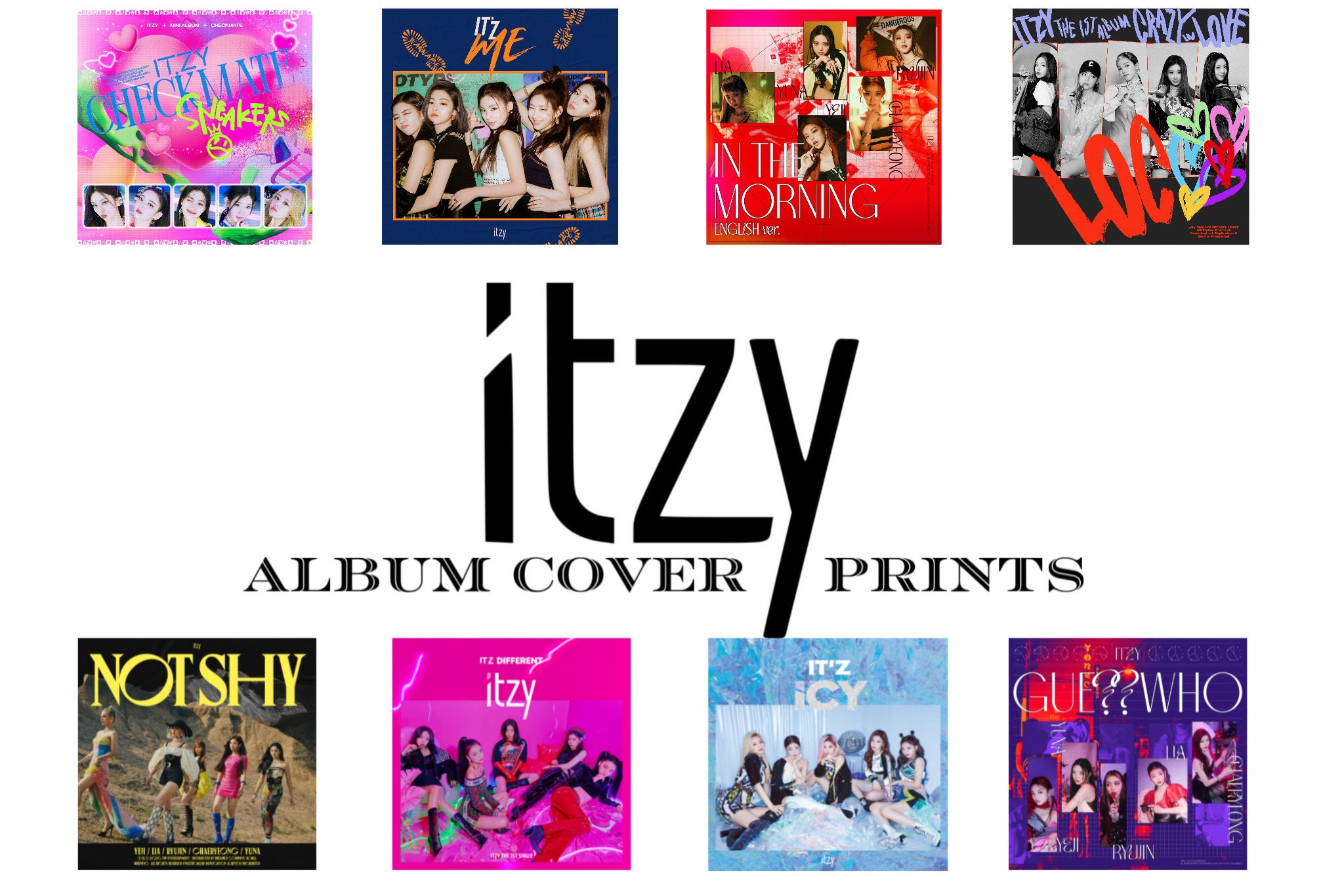 ITZY Album Cover Photo Prints 